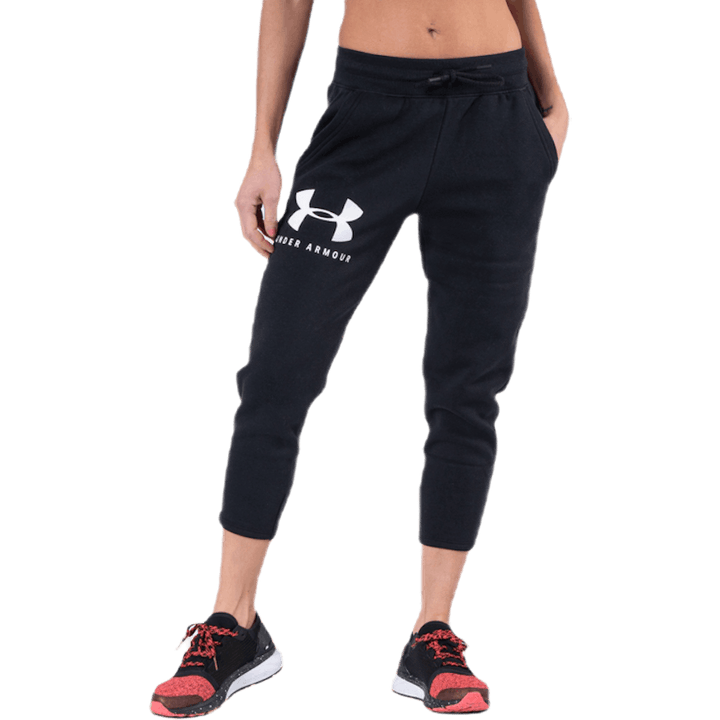 Rival Fleece Sportstyle Graphic Crop Black