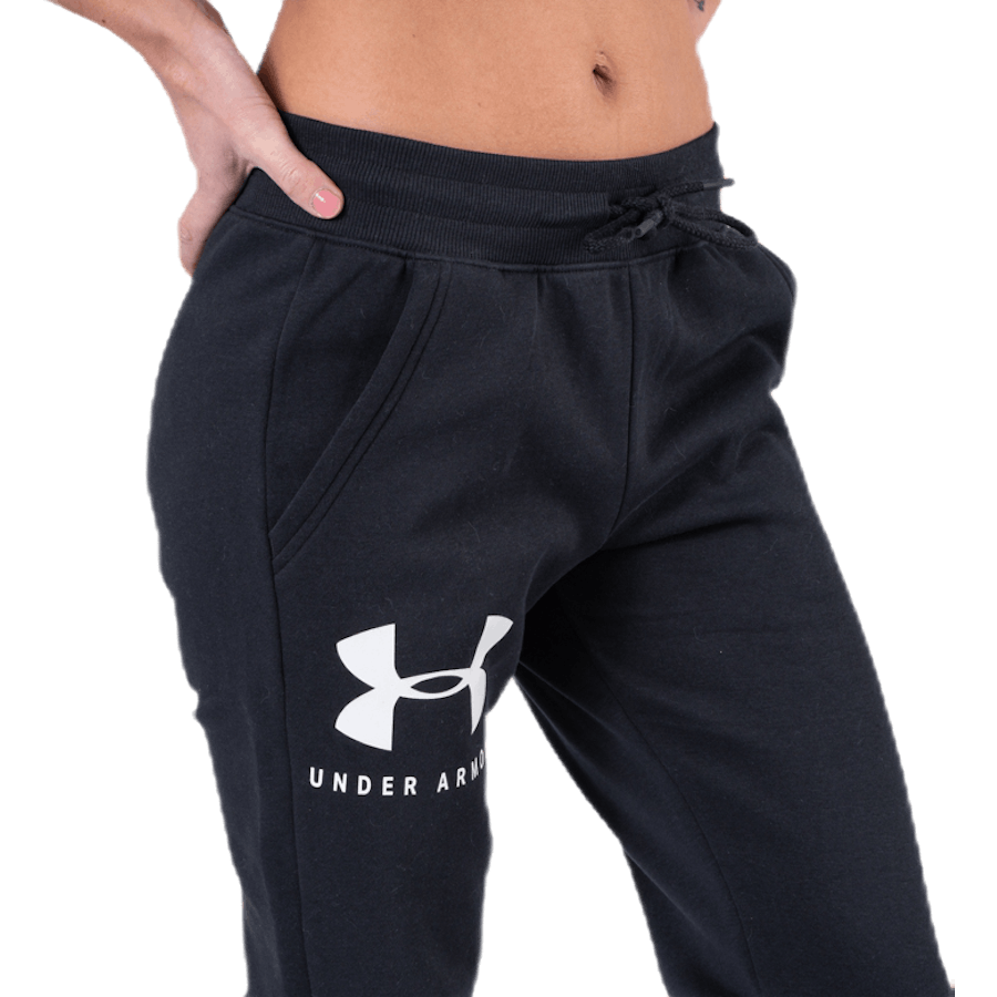 Rival Fleece Sportstyle Graphic Crop Black
