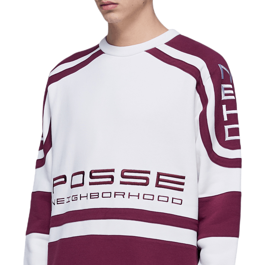 Jersey / Ce-crew . Ls Vit