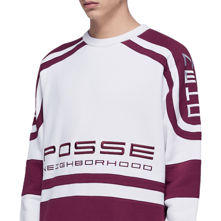 Jersey / Ce-crew . Ls Vit