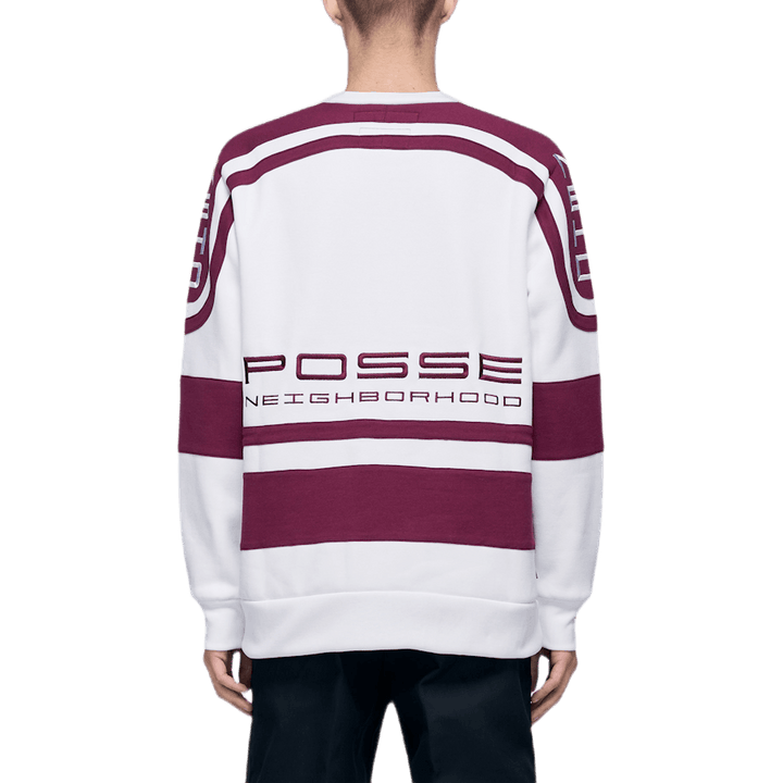 Jersey / Ce-crew . Ls Vit