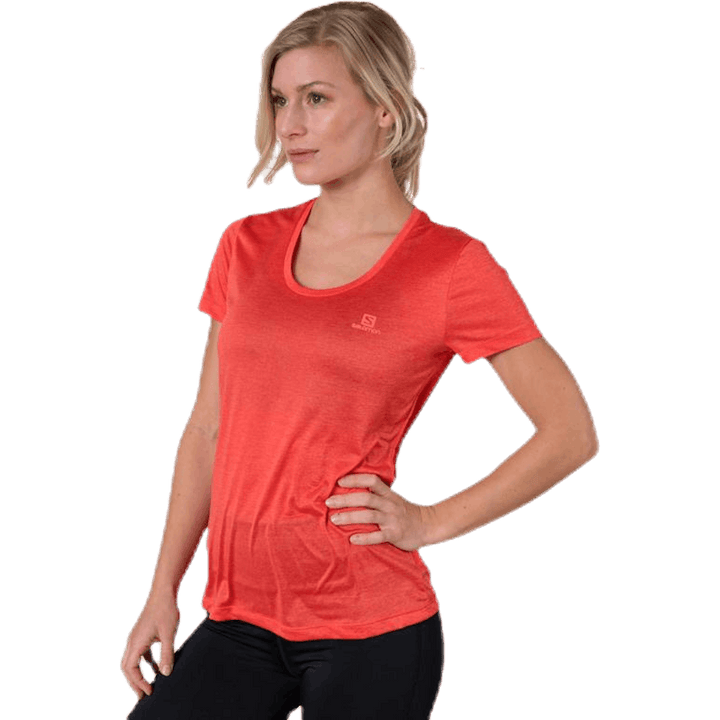 Agile Ss Tee Röd