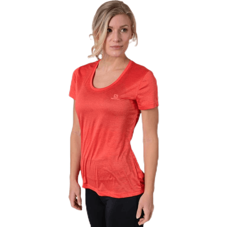 Agile Ss Tee Röd