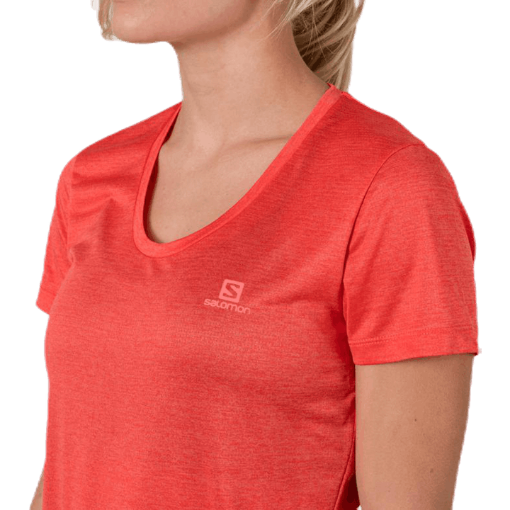 Agile Ss Tee Röd