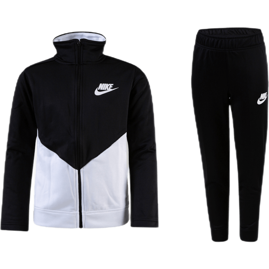 Jr Core Futura Tracksuit White/Black
