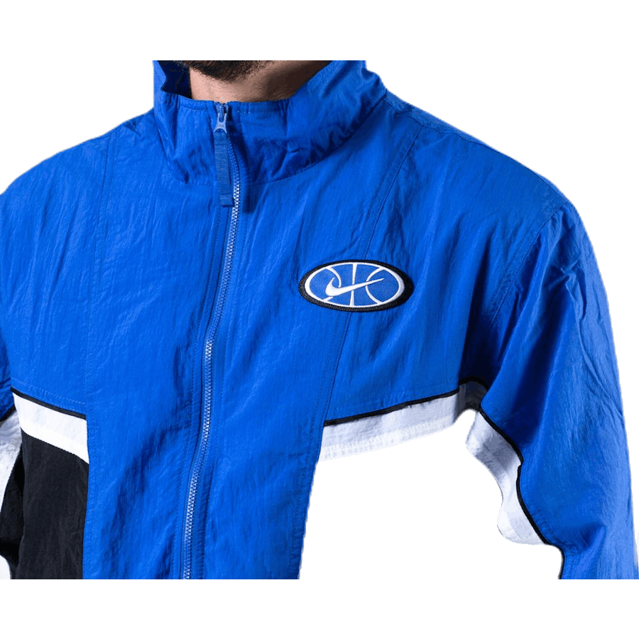 Woven Throwback Jacket Blue/Black