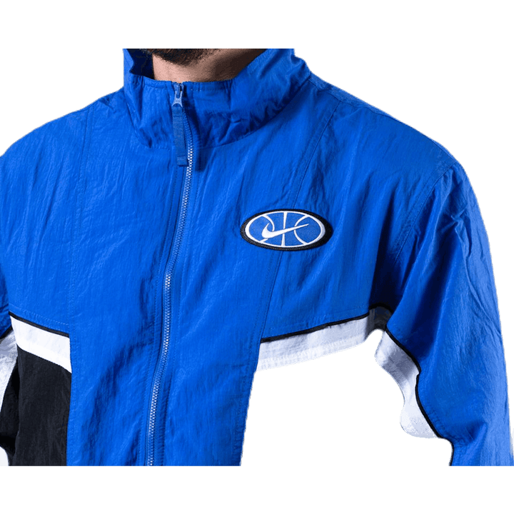 Woven Throwback Jacket Blue/Black