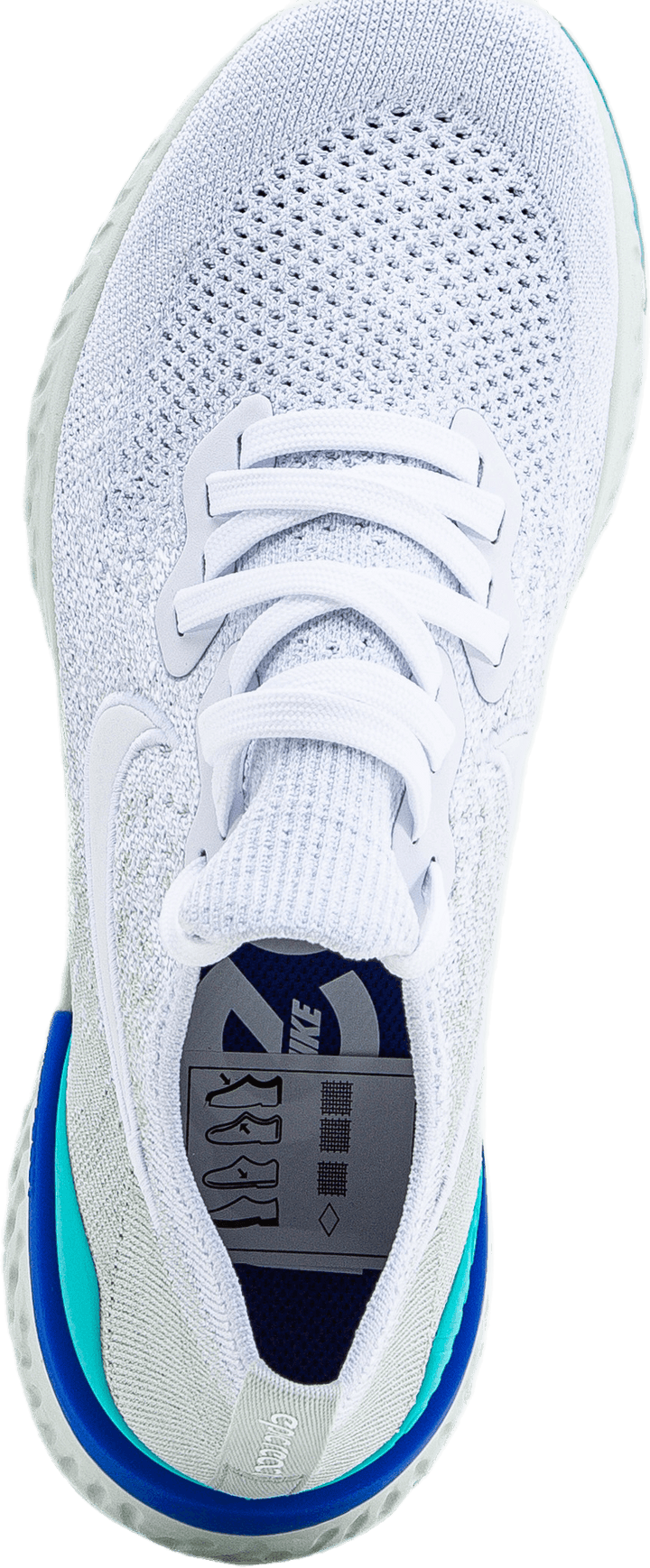 Epic React Flyknit 2 Blue/White