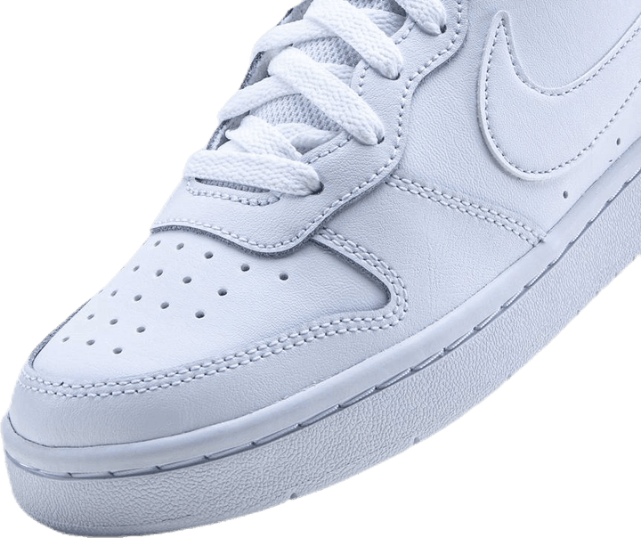 Court Borough Low 2 Big Kids' Shoes WHITE/WHITE-WHITE