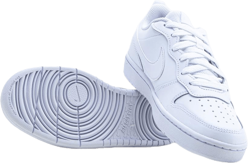 Court Borough Low 2 Big Kids' Shoes WHITE/WHITE-WHITE