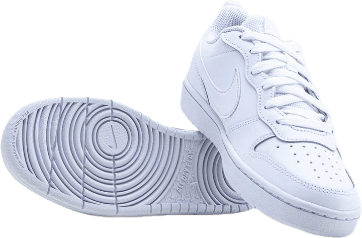 Court Borough Low 2 Big Kids' Shoes WHITE/WHITE-WHITE