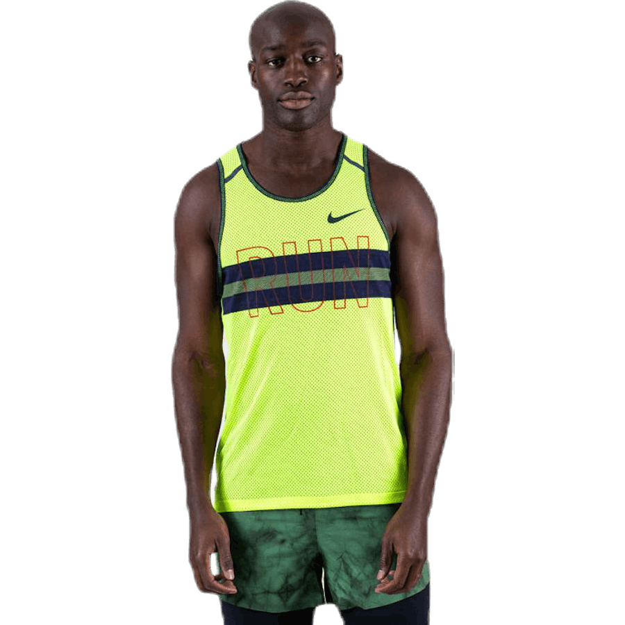 Wil Run Tank Mesh Green