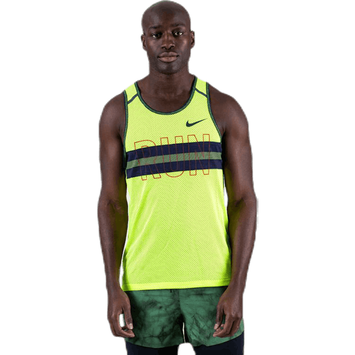 Wil Run Tank Mesh Green