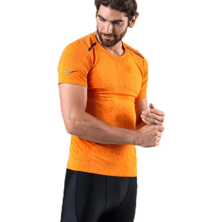Tech Pack Seamless Top Orange
