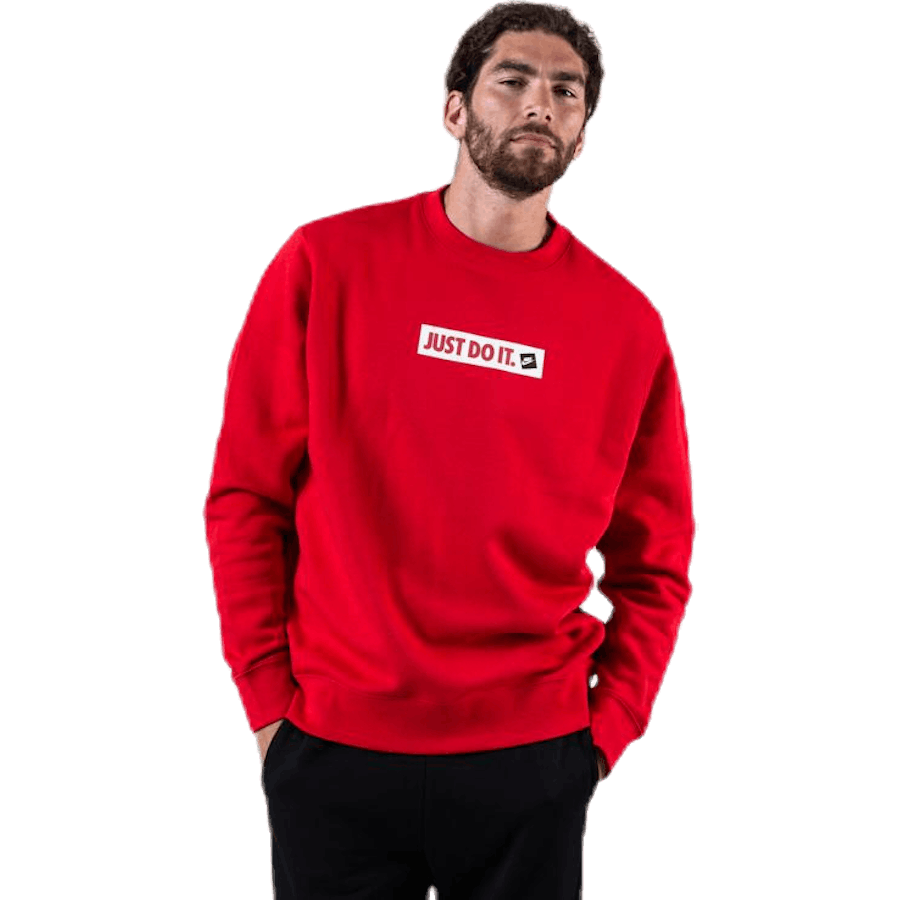 JDI Crew Fleece Red