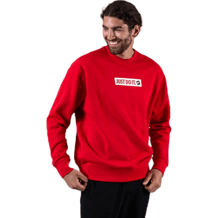 JDI Crew Fleece Red