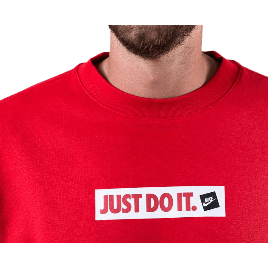 JDI Crew Fleece Red
