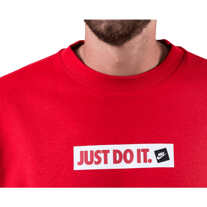 JDI Crew Fleece Red
