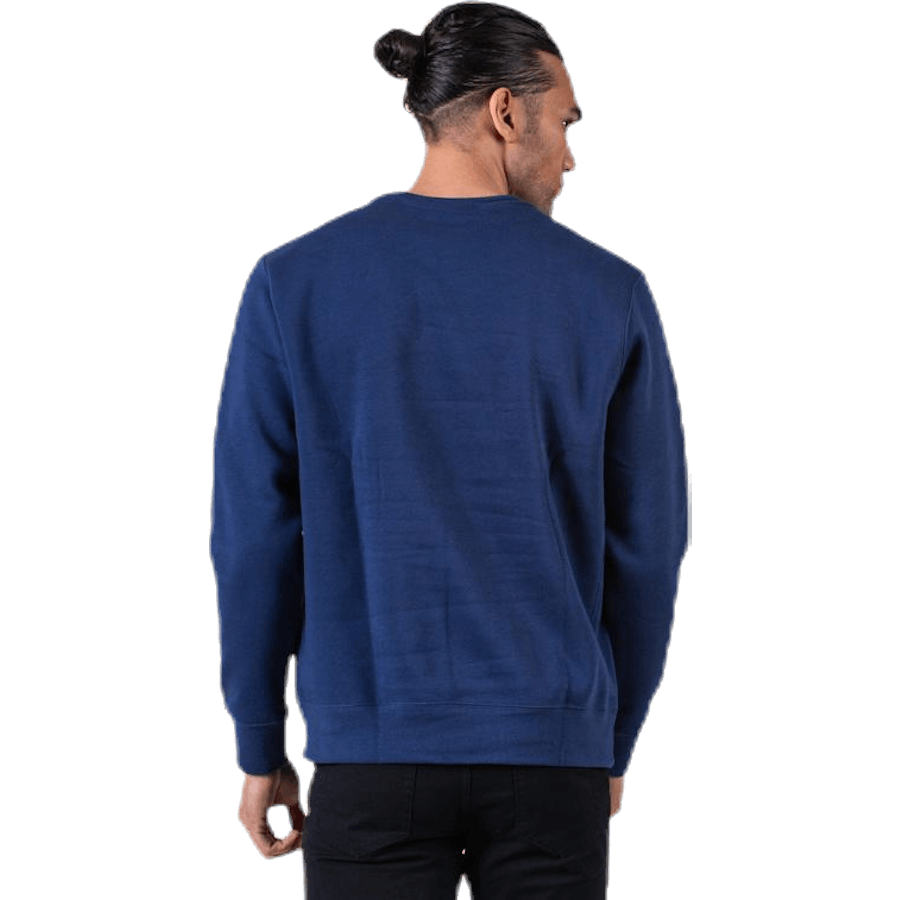 Roupa desportiva Club Fleece Crew NÉVOA NOITE/BRANCO