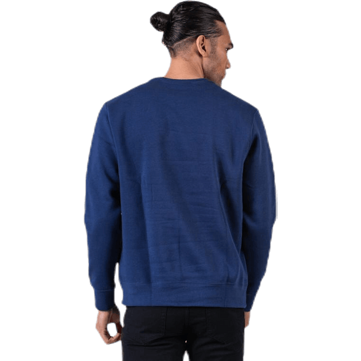 Roupa desportiva Club Fleece Crew NÉVOA NOITE/BRANCO