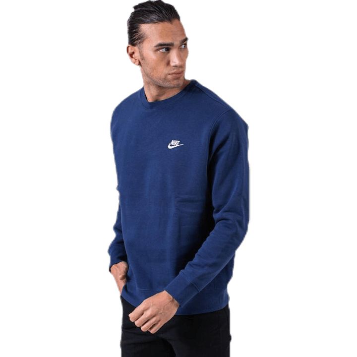 Roupa desportiva Club Fleece Crew NÉVOA NOITE/BRANCO