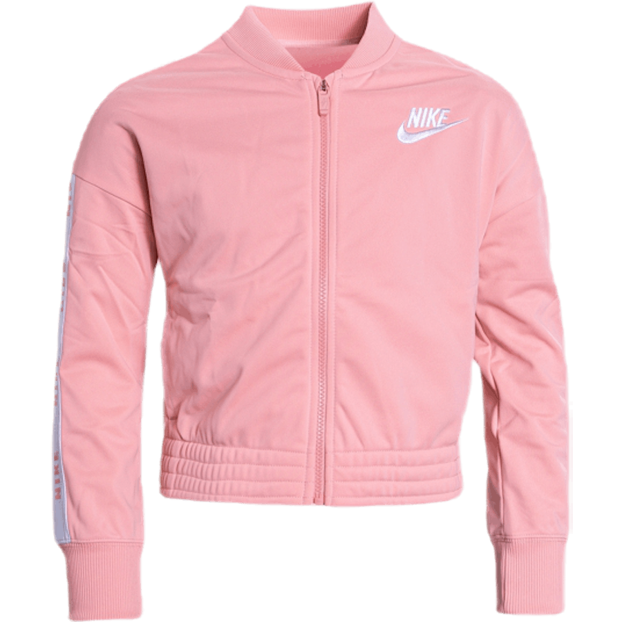 Girls Tricot Essential Tracksuit Pink