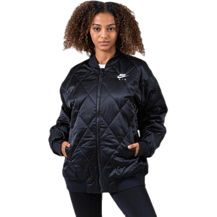 Nsw Satin Jacket White/Black