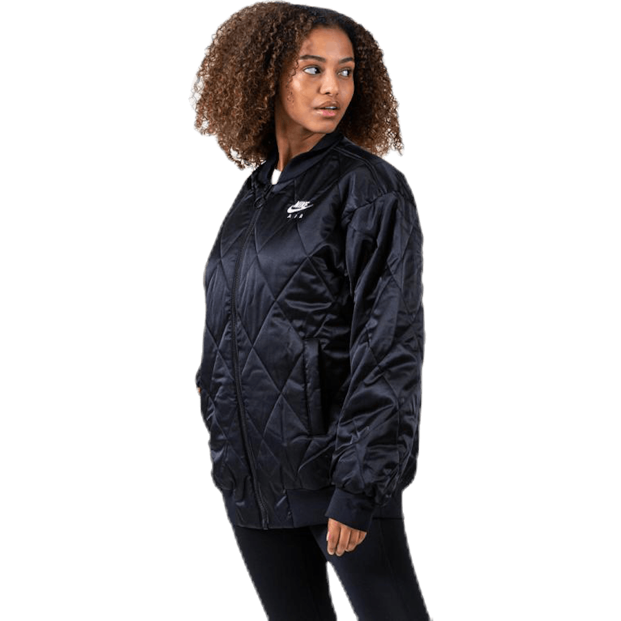 Nsw Satin Jacket White/Black