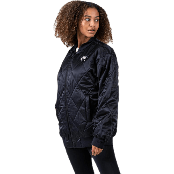 Nsw Satin Jacket White/Black