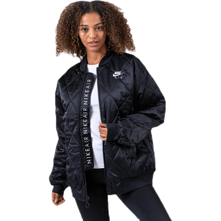 Nsw Satin Jacket White/Black