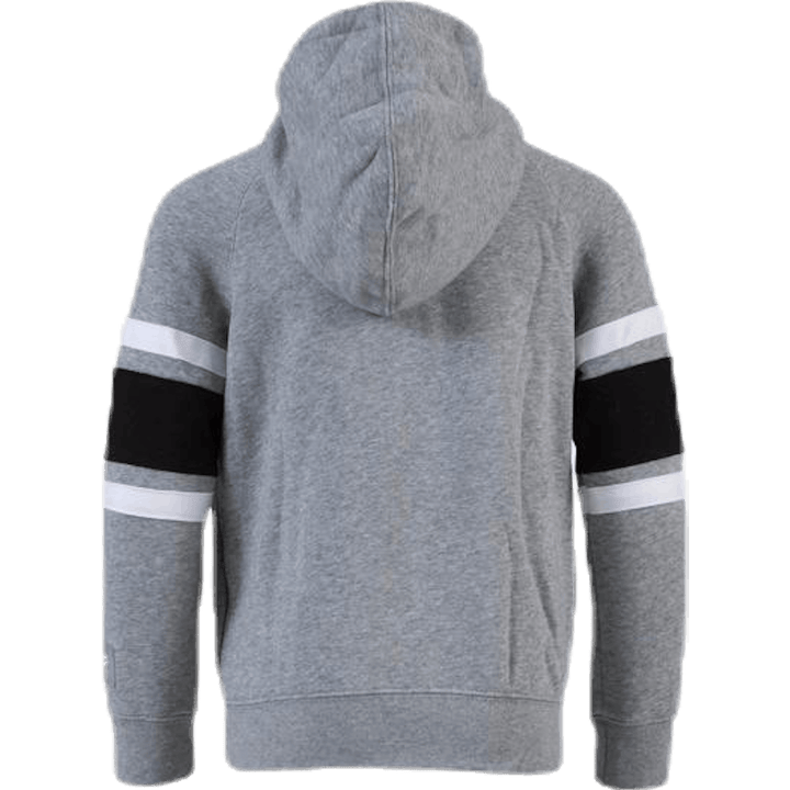 Boys Air Hoodie Front Zip White/Grey
