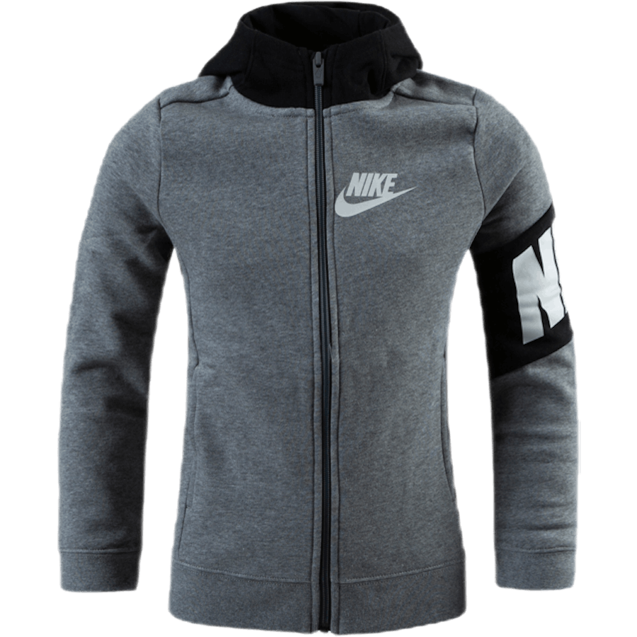 Jr Core Amplify Front Zip Black/Grey