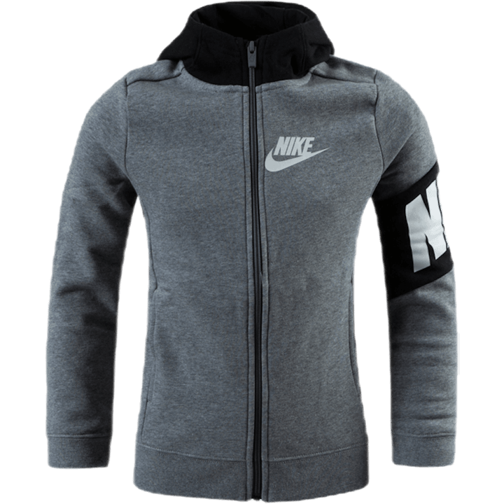 Jr Core Amplify Front Zip Black/Grey