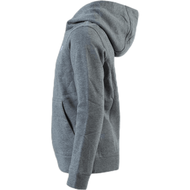 Sportswear Club Big Kids' Pullover Hoodie CARBON HEATHER/WHITE
