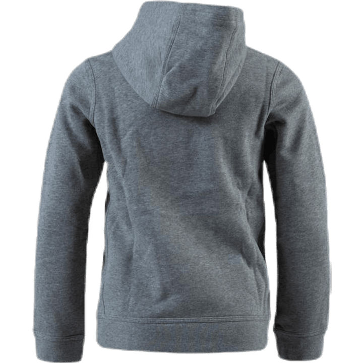 Sportswear Club Big Kids' Pullover Hoodie CARBON HEATHER/WHITE