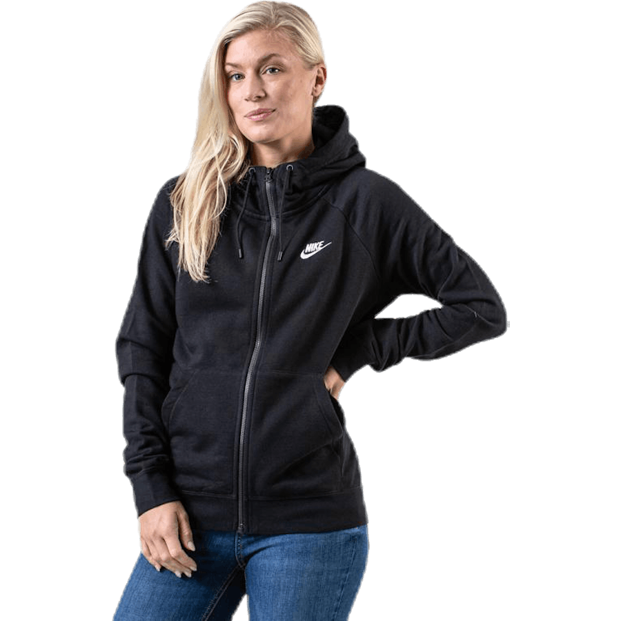 Nsw Essential Zip Hoodie White/Black
