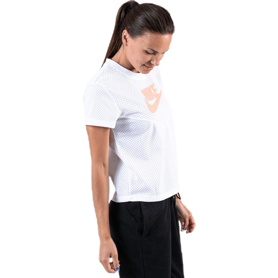 Nsw Ss Mesh Top Pink/White