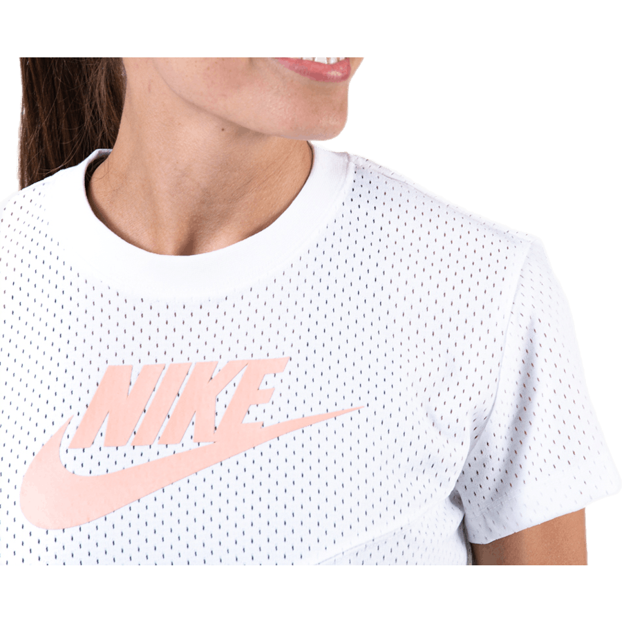 Nsw Ss Mesh Top Pink/White