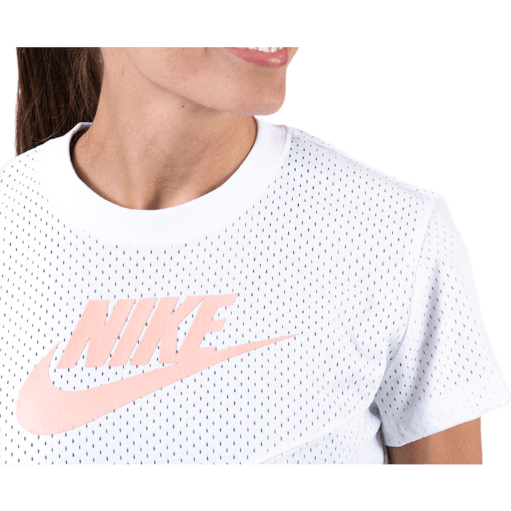 Nsw Ss Mesh Top Pink/White