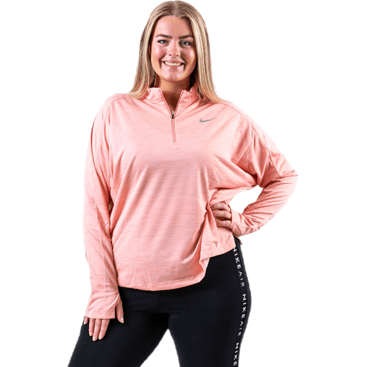 Pacer Top Half Zip Plus Pink