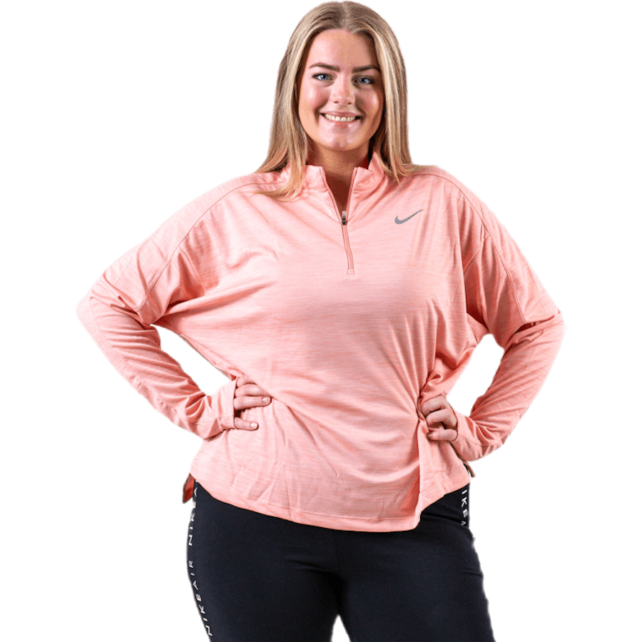 Pacer Top Half Zip Plus Pink