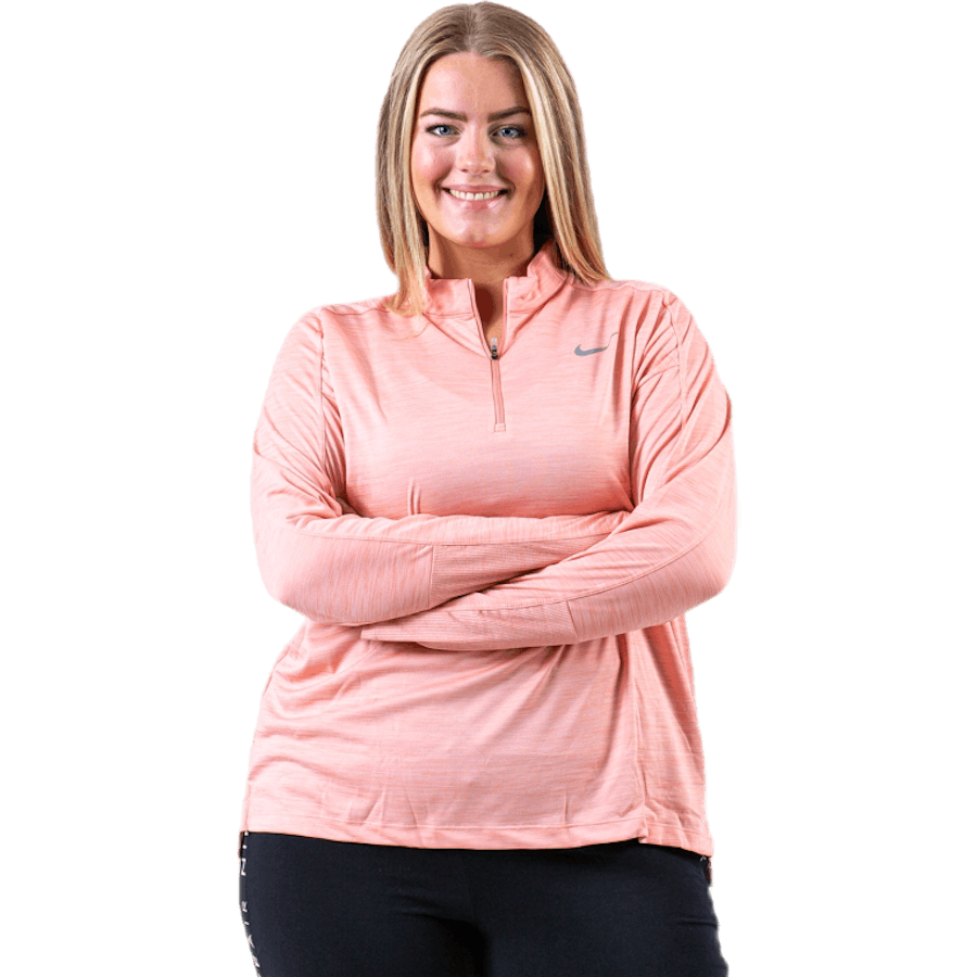 Pacer Top Half Zip Plus Pink