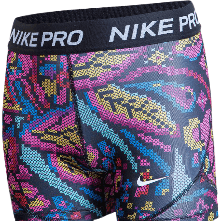 Girls Boy Short Print Femme Black