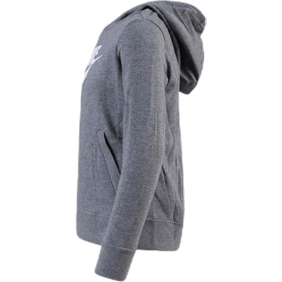 Pull à grand logo pour fille gris