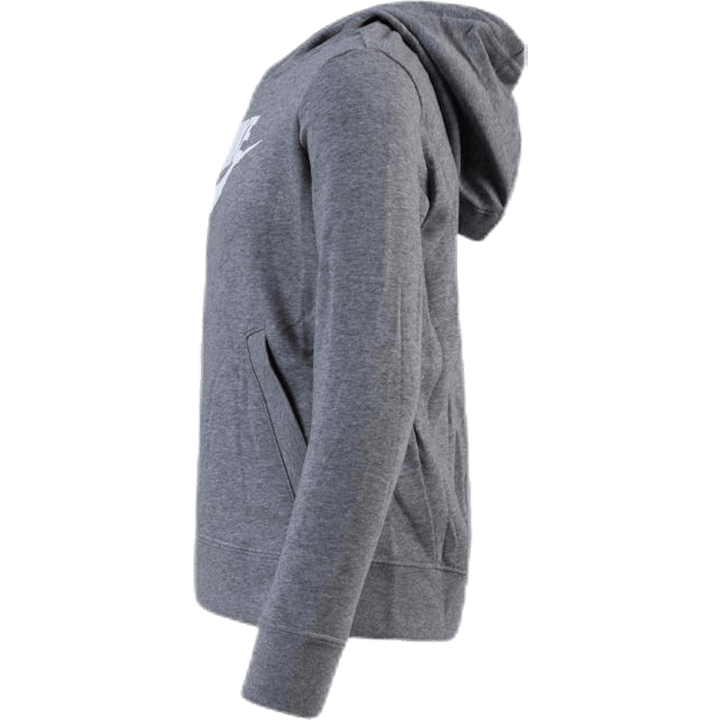 Pull à grand logo pour fille gris