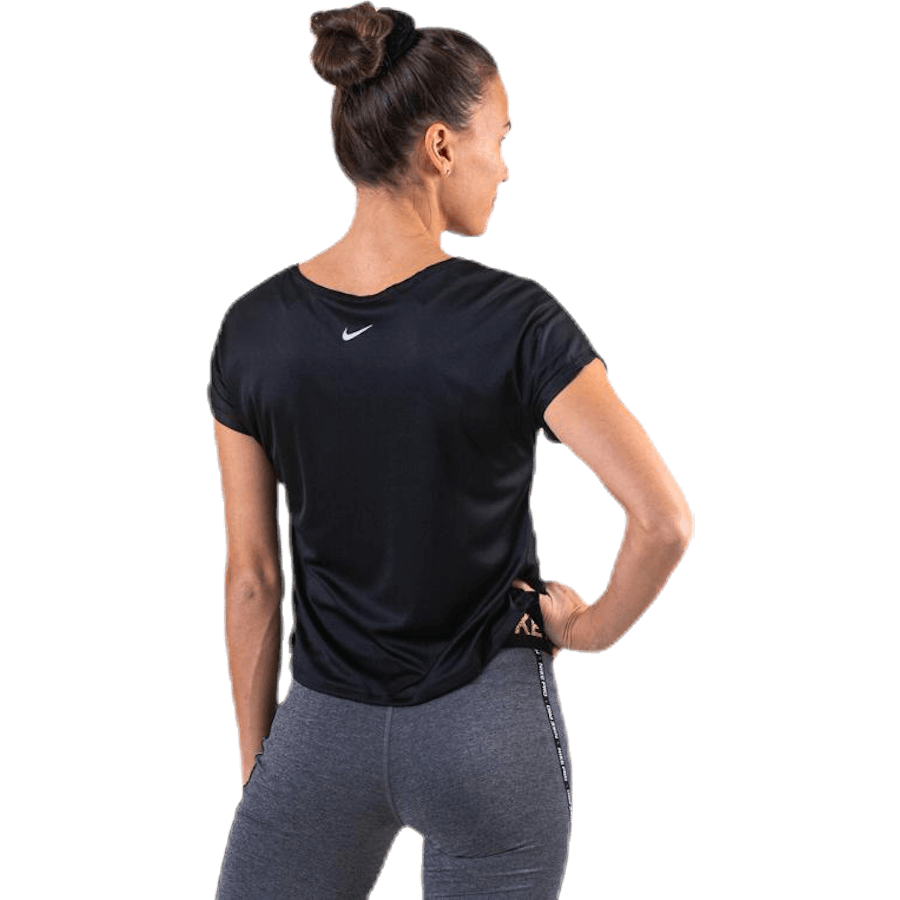 Swoosh Run Top SS White/Black