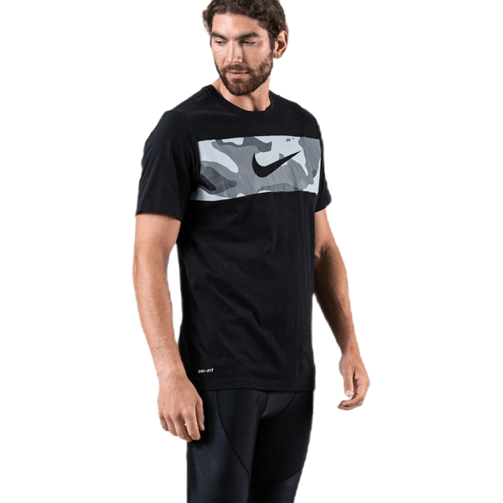 Dry Tee Camo Block Blanc/Noir