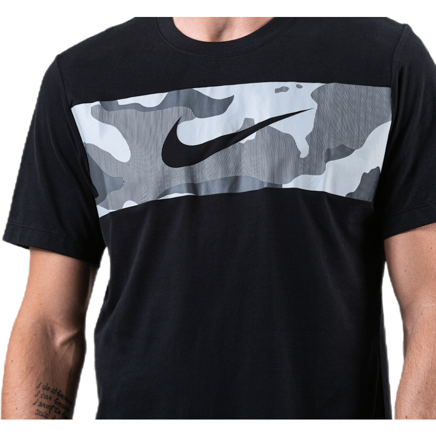 Dry Tee Camo Block Blanc/Noir