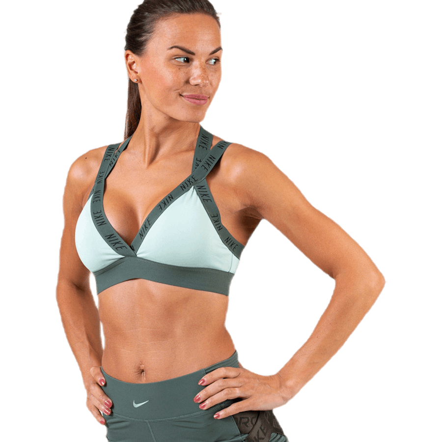 Indy Logo Bra White/Green