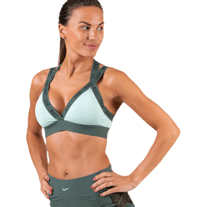 Indy Logo Bra White/Green